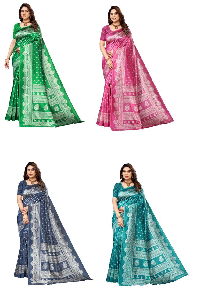 Printed Art Silk 26 Casual Art Silk Saree Collection
